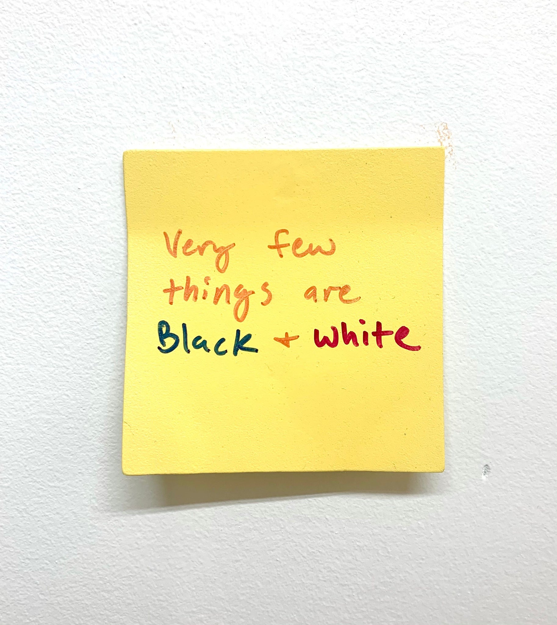 Stuart Lantry, "Very few things are Black+White"