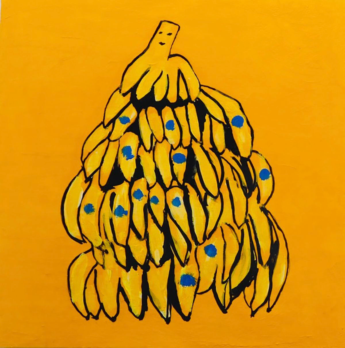 Brian Leo, "Banana Stickers" SOLD