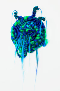 Nafis M. White, "Oculus (Royal Blue, Turquoise, Emerald)"