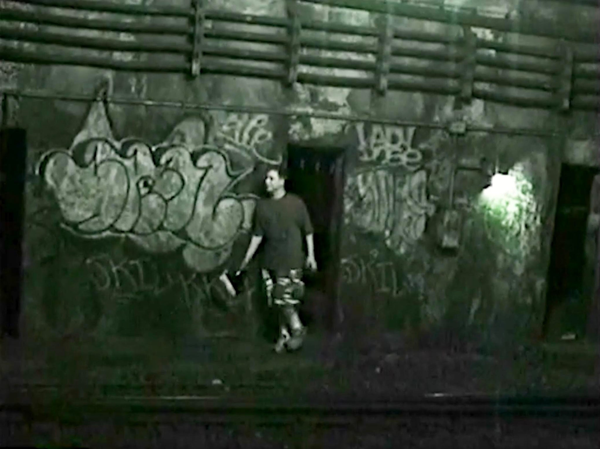 Pablo Power and Lee Smith, "Sounds and Shifts: Video Collaboration of archival footage from Lee Smith skating along with Pablo Power graffiti making"