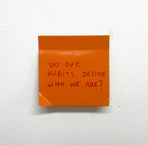 Stuart Lantry, "Do our habits define who we are?"