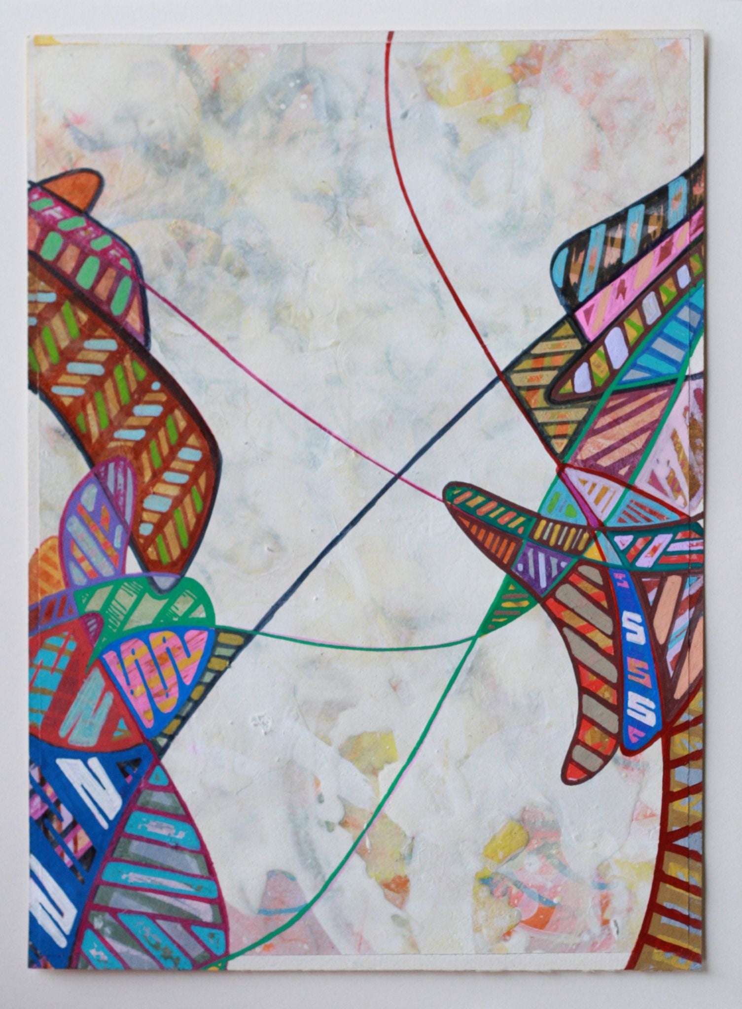 Pablo Power, "Compass Points/Forming Patterns Study 16" SOLD