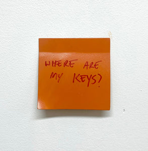 Stuart Lantry, "Where are my keys?" SOLD