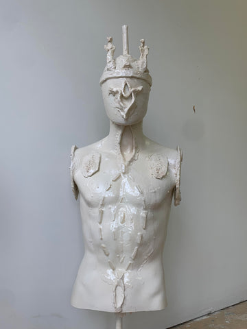 Victoria DeLesseps, "AKAL Guardian (Torso)"