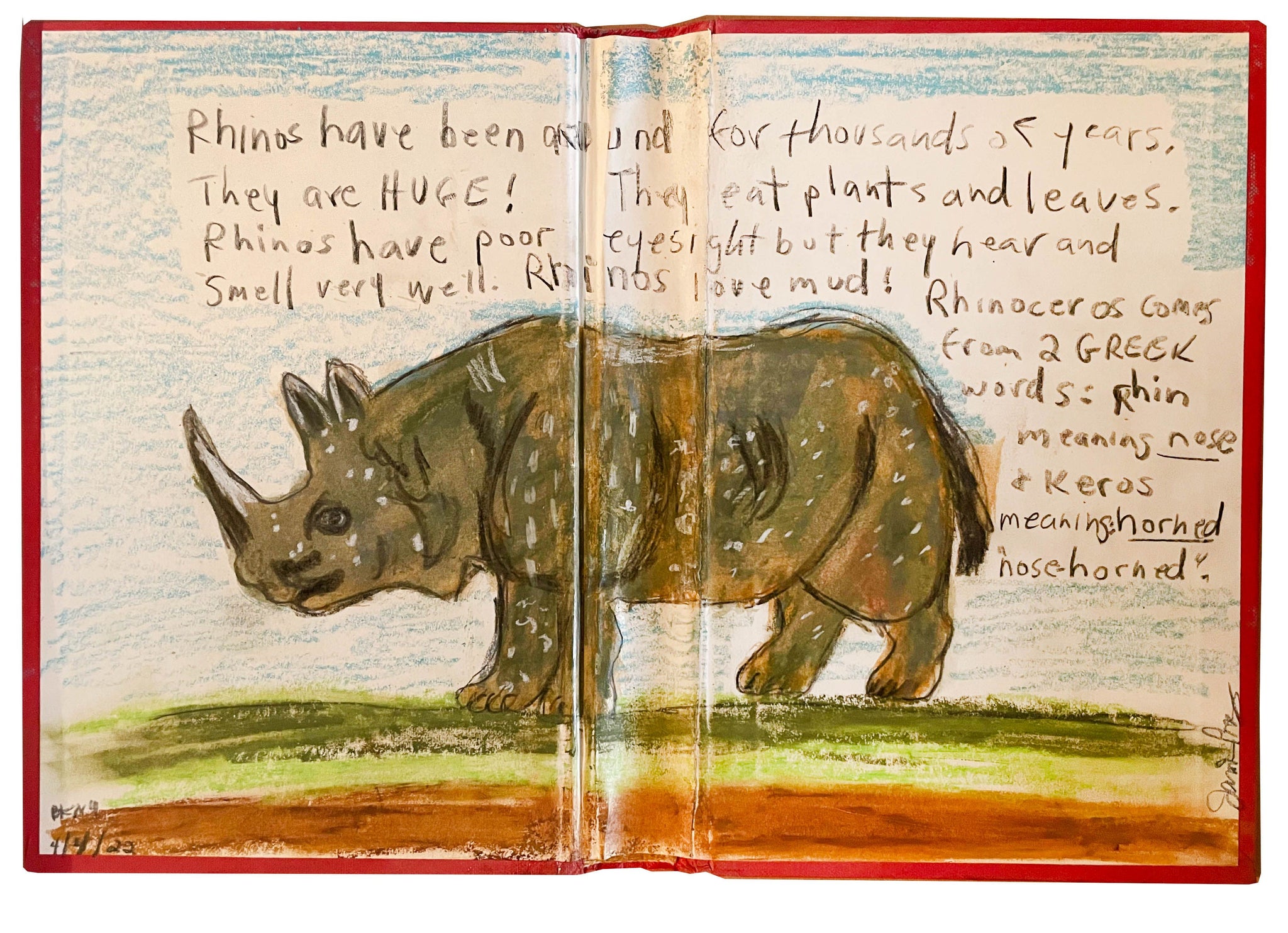 James Prez, "Rhinos Love Mud"