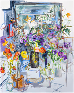 Tracy Morgan, "Untitled (Flowers in vases vertical)"