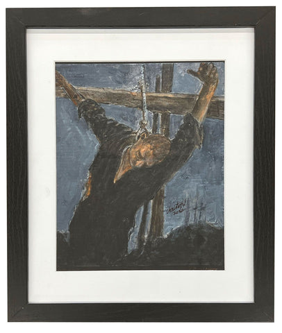 Dan Christoffel, "Drawing #2 for American Crucifix"