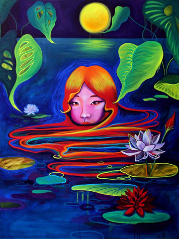 Jeannie Rhyu, "Water Lily"