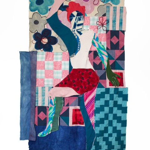 Casey Baden, "Grace I (youth in teal and pink)"