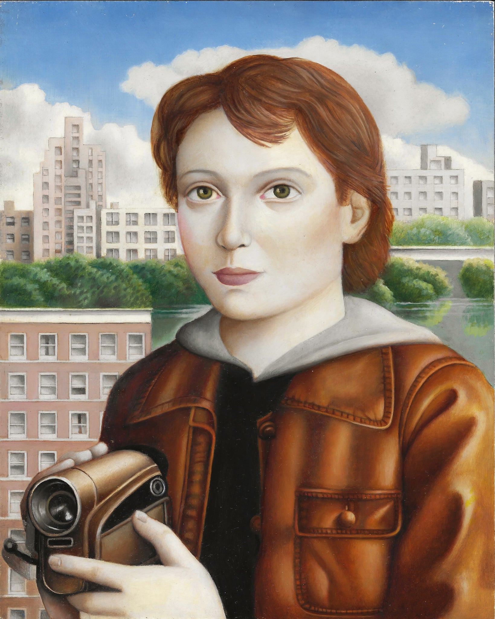 Amy Hill, "Man with Camera" SOLD