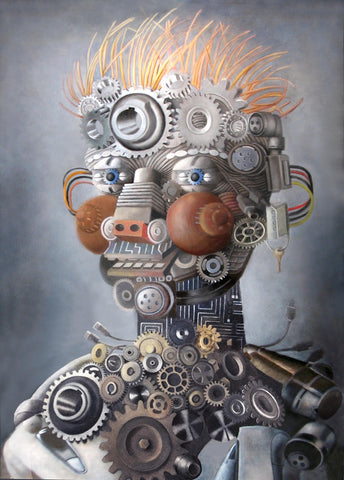 Amy Hill, "Gadget Head" SOLD