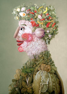 Amy Hill, "Tossed Salad Head" SOLD