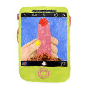 Colin J. Radcliffe, "Taking a dick pic Phone" SOLD