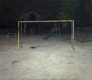 Alberto Regueira, "The unexpected wormhole (Parks at Night)" SOLD